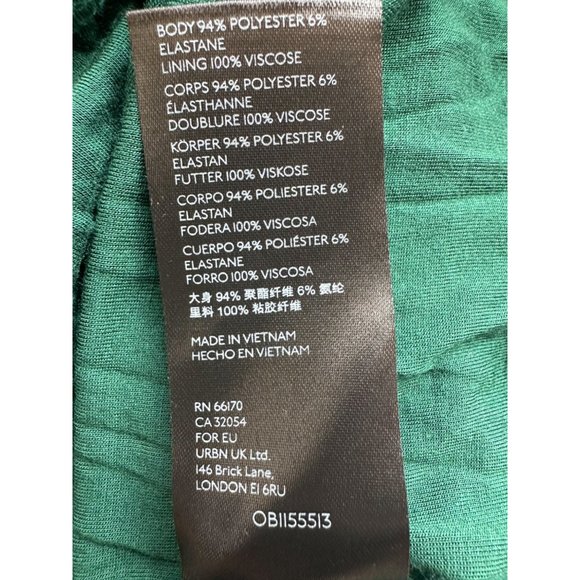 Anthropologie Adrienne Twist-Back Velvet MIDI DRESS XS - Picture 10 of 10